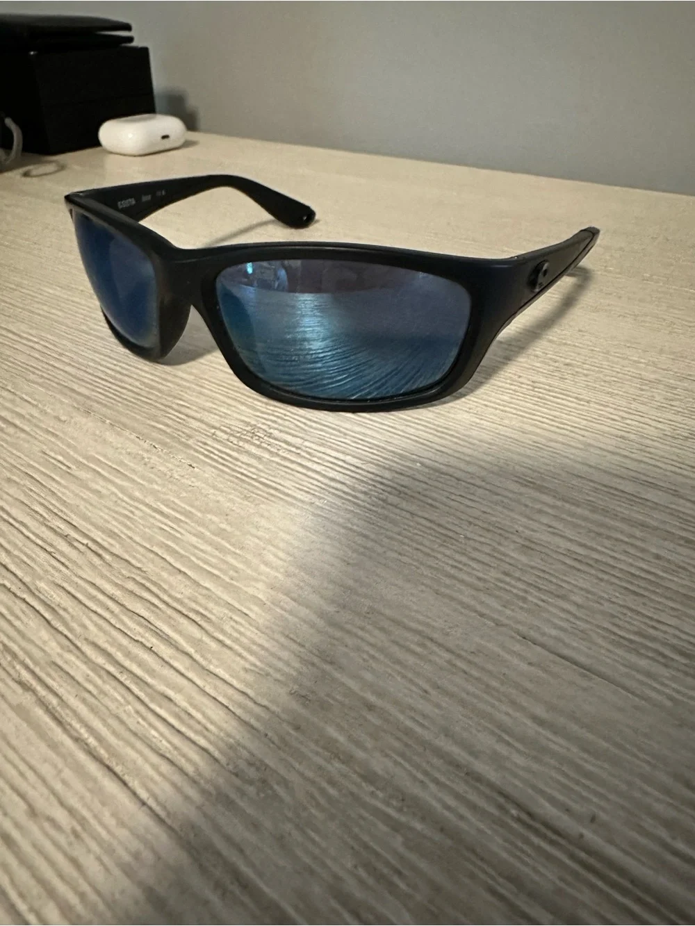 Costa Del Mar Jose Men's Sunglasses Blackout/Blue Mirror Polycarbonate, Size L
